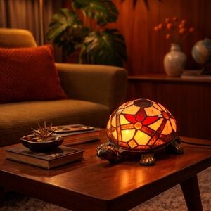 turtle Tiffany-style lamp